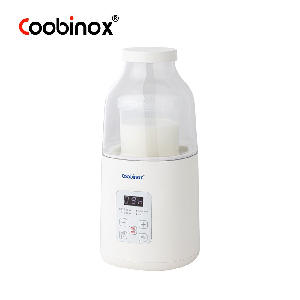 Coobinox® Digital Yogurt & Natto Maker (CX-223SY) - 360° Smart Heating with 1,000ml Capacity & Milk Carton Compatibility